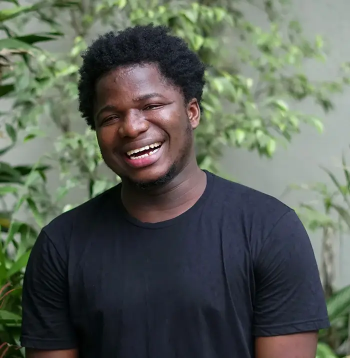 Smiling man